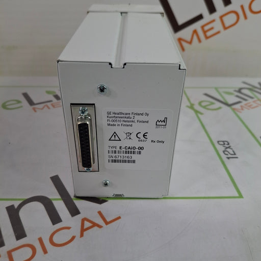 GE Healthcare GE Healthcare E-CAiO-00 Gas Exhaust Module Patient Monitors reLink Online