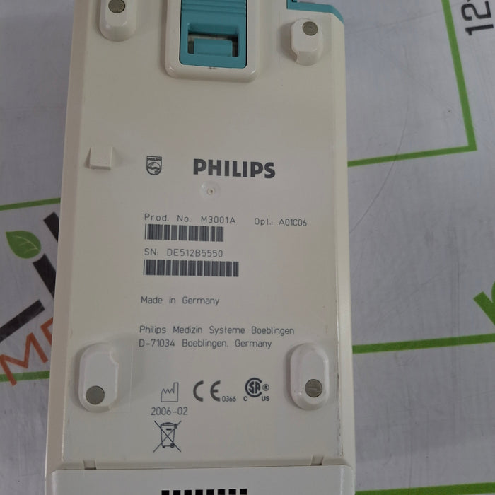 Philips M3001A-A01C06 Fast SpO2, NIBP, ECG, Temp, IBP MMS Module