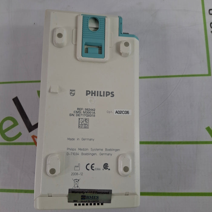 Philips M3001A-A02C06 OxiMax SpO2, NIBP, ECG, Temp, IBP MMS Module