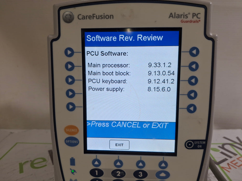 CareFusion Alaris 8015 Large Screen POC Infusion Pump
