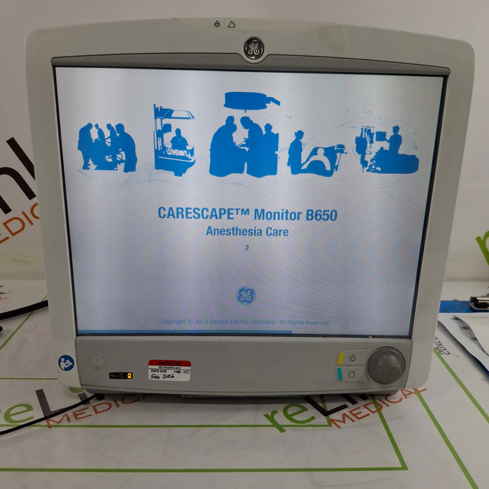 GE Healthcare Carescape B650 Anesthesia Care Patient Monitor