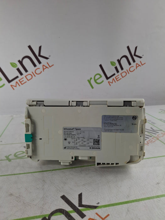 B. Braun Infusomat Space w/AC Adapter Infusion Pump