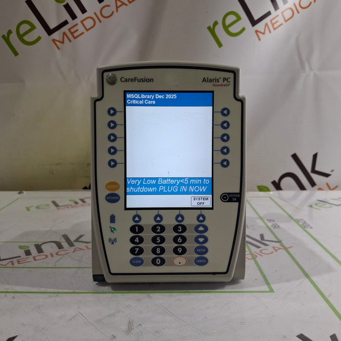 CareFusion Alaris 8015 Large Screen POC Infusion Pump