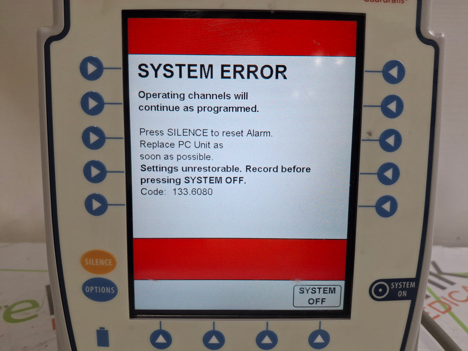 CareFusion Alaris 8015 Large Screen POC Infusion Pump