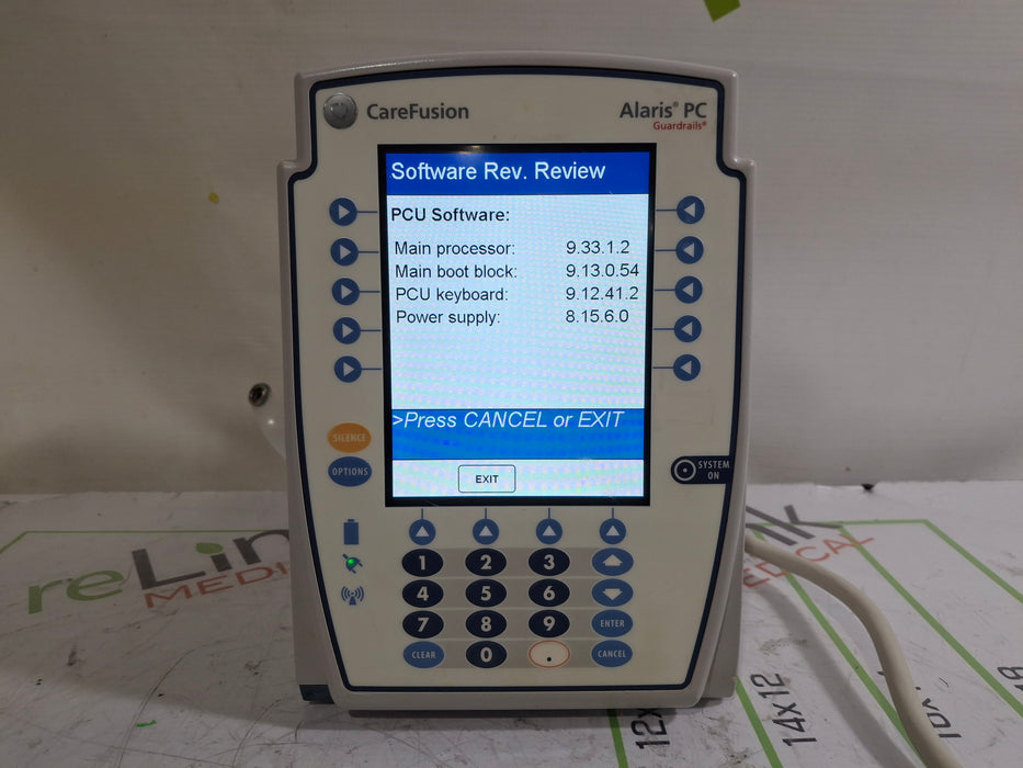 CareFusion Alaris 8015 Large Screen POC Infusion Pump