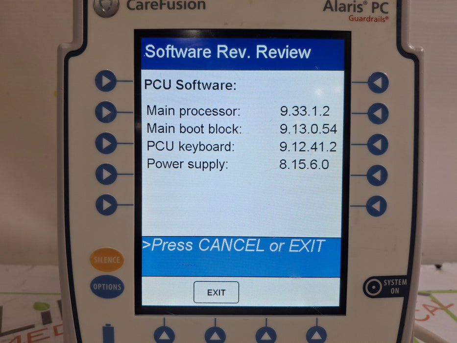 CareFusion Alaris 8015 Large Screen POC Infusion Pump