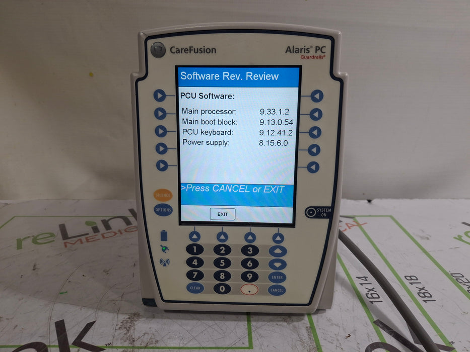 CareFusion Alaris 8015 Large Screen POC Infusion Pump