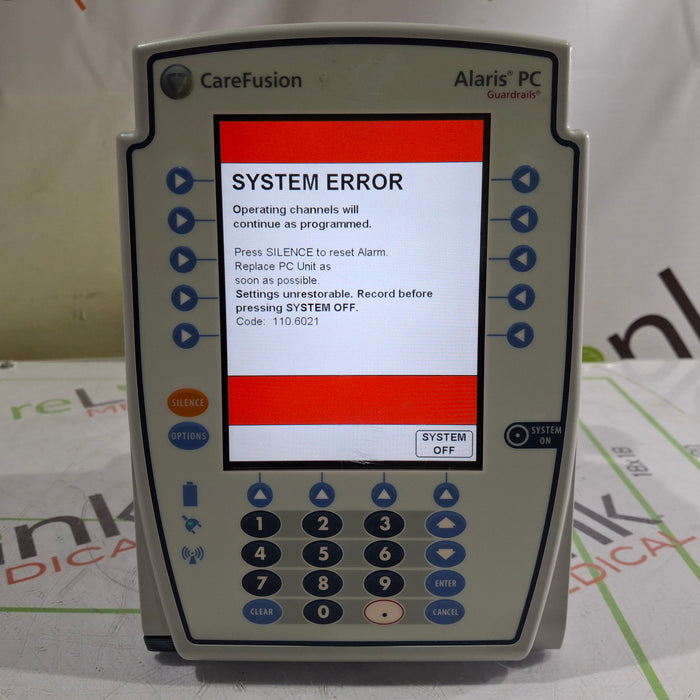 CareFusion Alaris 8015 Large Screen POC Infusion Pump