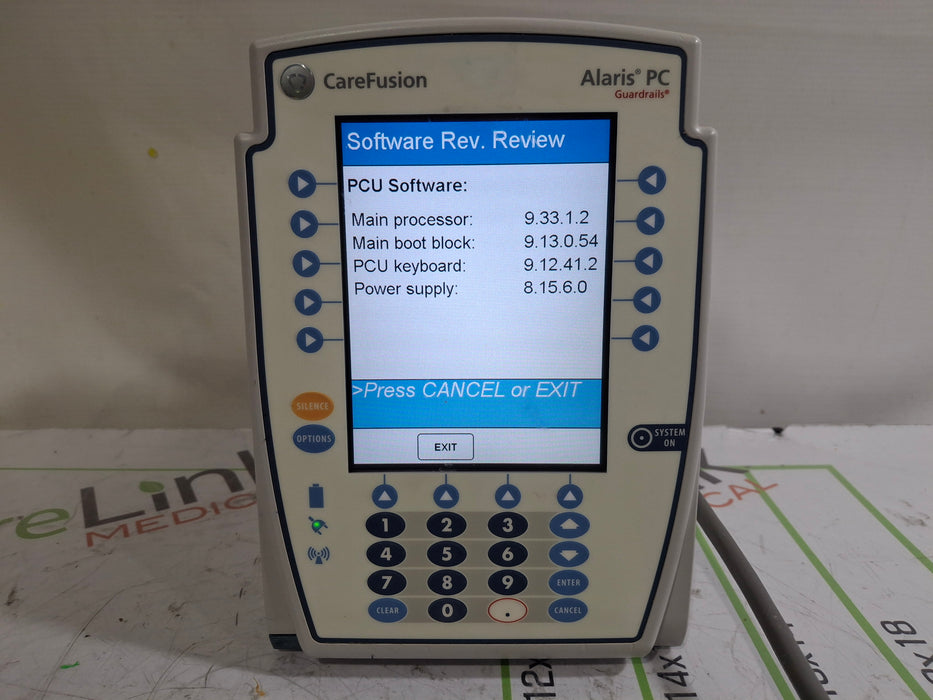 CareFusion Alaris 8015 Large Screen POC Infusion Pump
