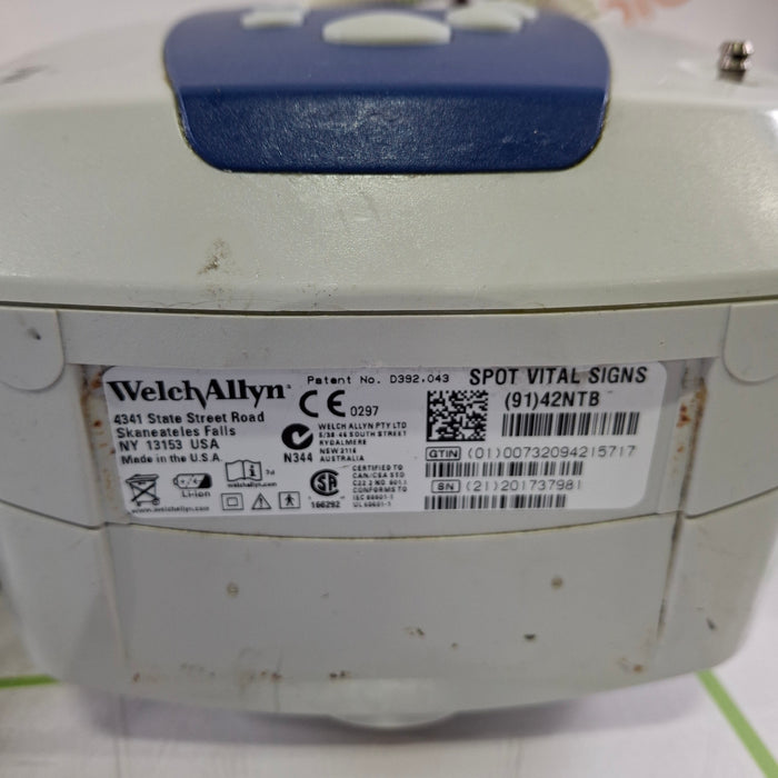 Welch Allyn Spot 420 - NIBP, Temp, Nellcor SpO2 Vital Signs Monitor