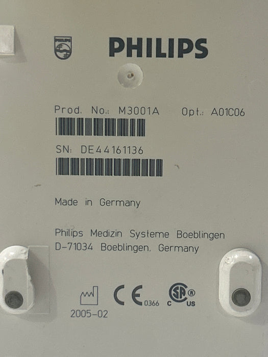 Philips Philips M3001A-A01C06 Fast SpO2, NIBP, ECG, Temp, IBP MMS Module Patient Monitors reLink Online