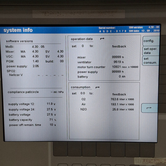 Draeger Medical Apollo Anesthesia Machine