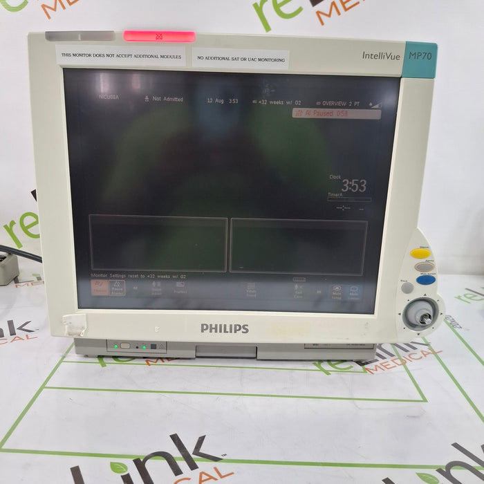 Philips IntelliVue MP70 Patient Monitor