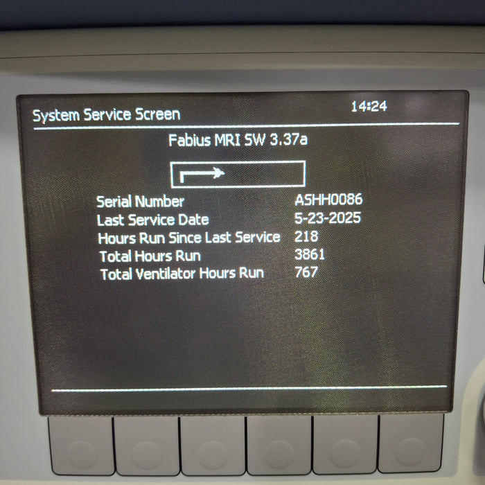 Draeger Medical Fabius MRI Anesthesia Machine