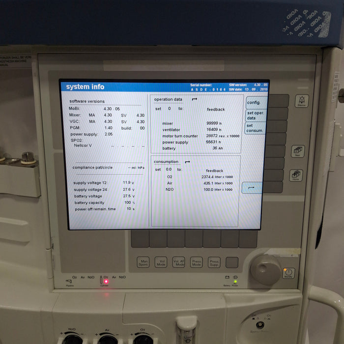 Draeger Medical Apollo Anesthesia Machine
