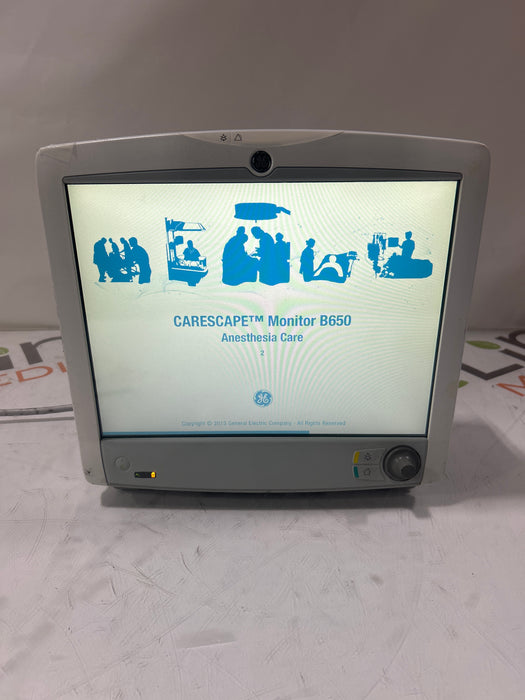 GE Healthcare Carescape B650 Anesthesia Care Patient Monitor