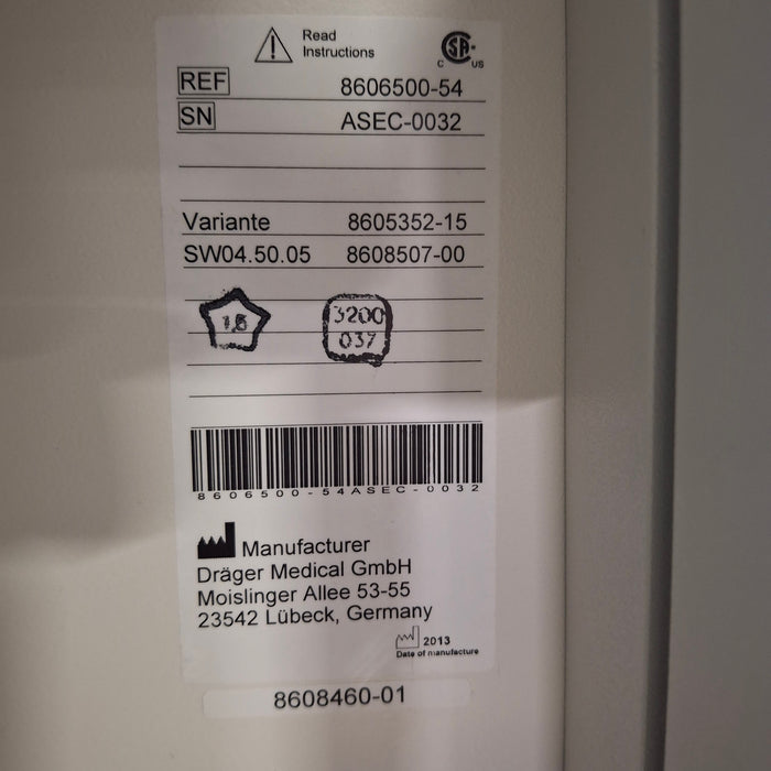 Draeger Medical Apollo Anesthesia Machine
