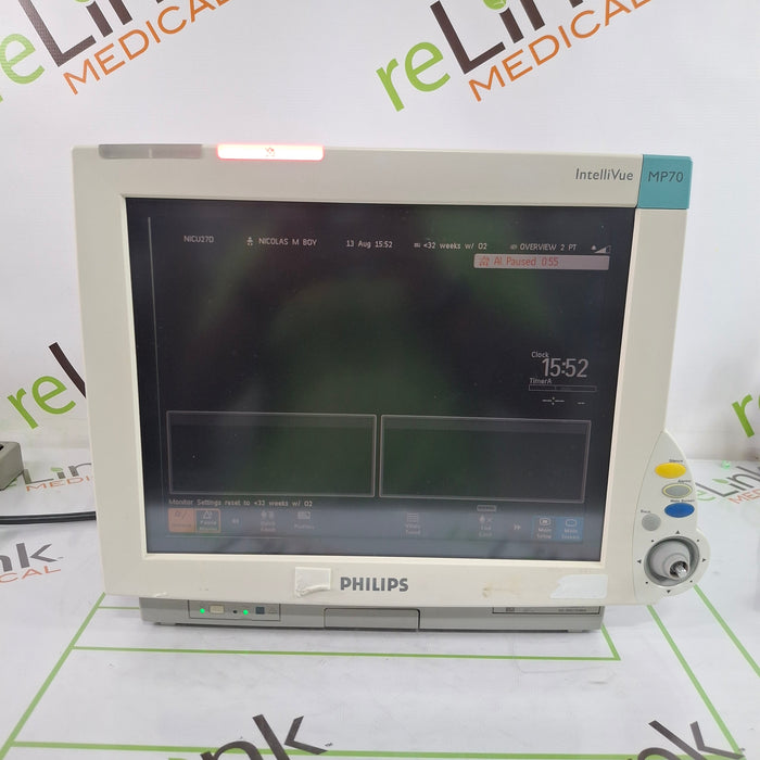 Philips IntelliVue MP70 Patient Monitor
