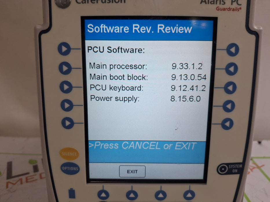 CareFusion Alaris 8015 Large Screen POC Infusion Pump
