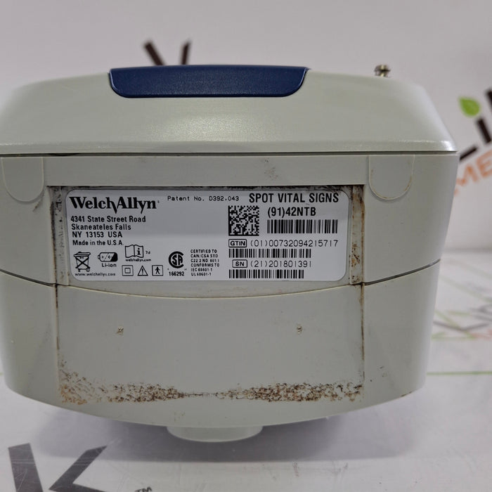 Welch Allyn Spot 420 - NIBP, Temp, Nellcor SpO2 Vital Signs Monitor