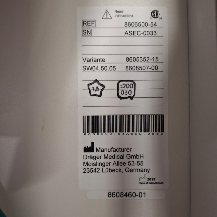 Draeger Medical Apollo Anesthesia Machine