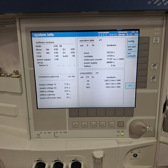 Draeger Medical Apollo Anesthesia Machine