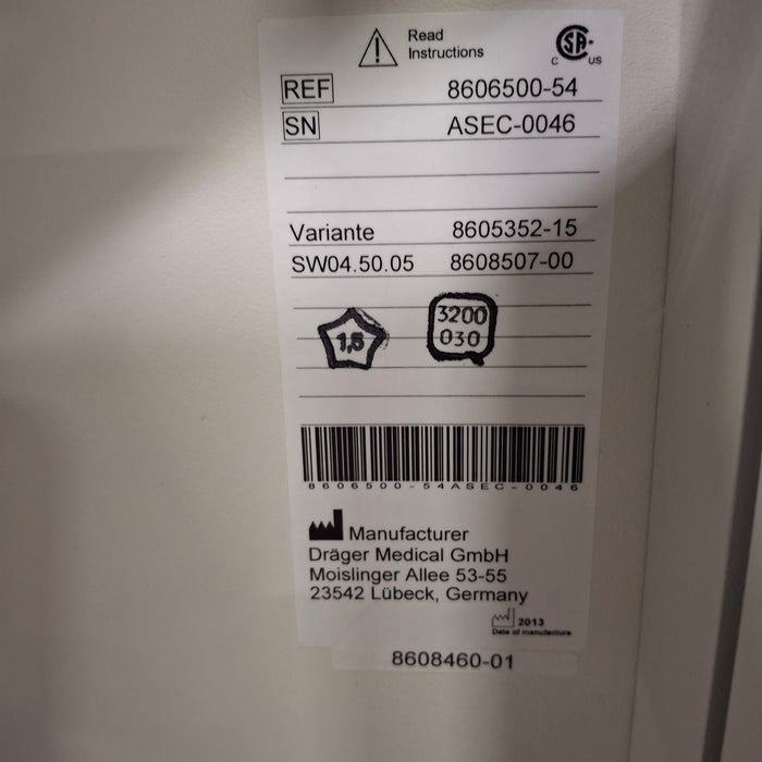 Draeger Medical Apollo Anesthesia Machine
