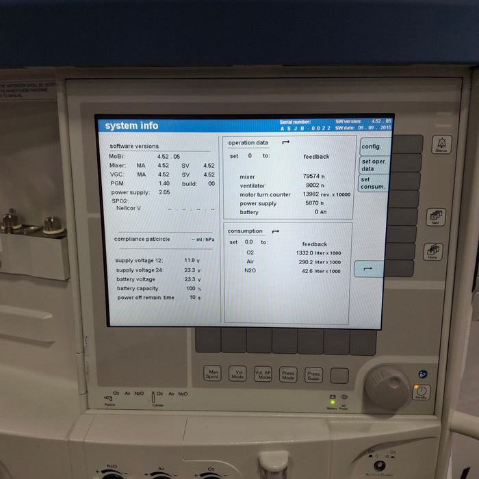 Draeger Medical Apollo Anesthesia Machine