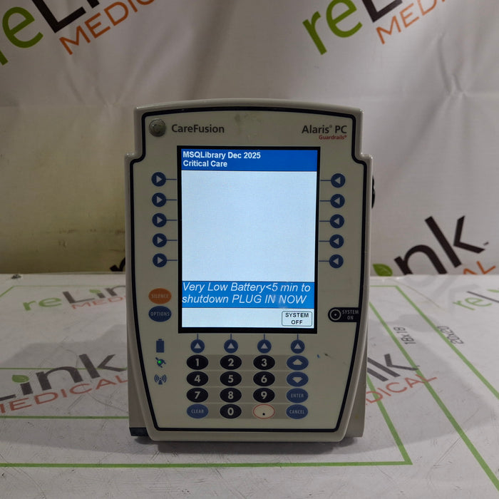 CareFusion Alaris 8015 Large Screen POC Infusion Pump