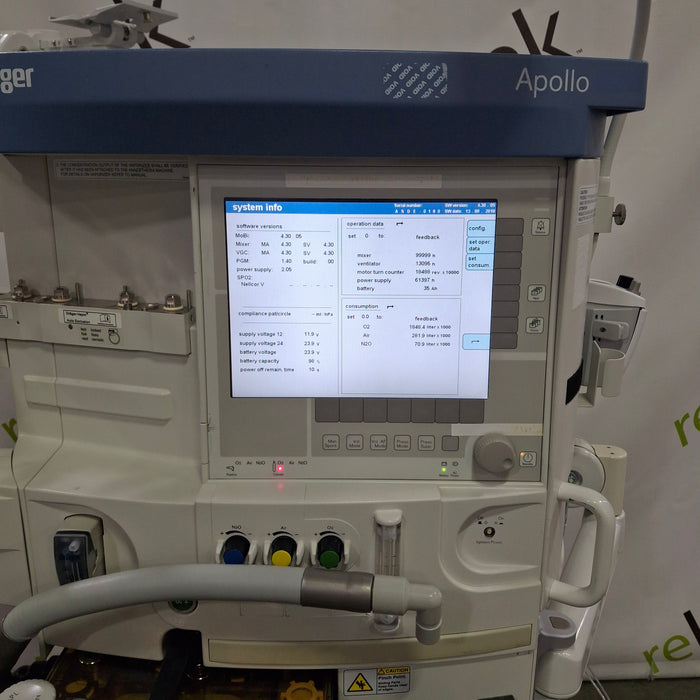 Draeger Medical Apollo Anesthesia Machine