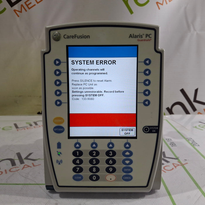 CareFusion Alaris 8015 Large Screen POC Infusion Pump