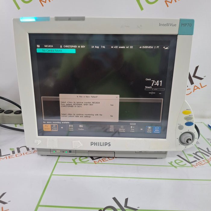 Philips IntelliVue MP70 Patient Monitor