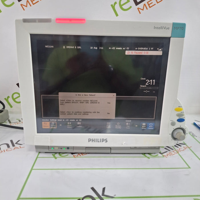 Philips IntelliVue MP70 Patient Monitor