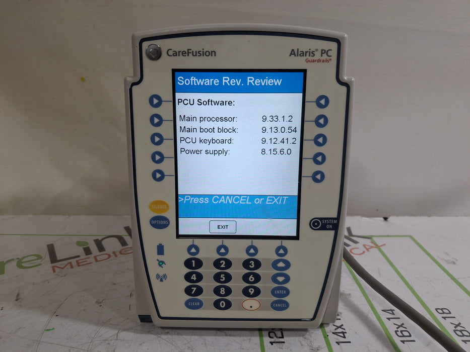 CareFusion Alaris 8015 Large Screen POC Infusion Pump