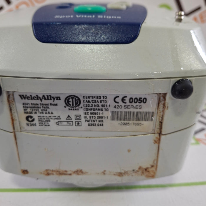 Welch Allyn Spot 420 - NIBP, Temp, Nellcor SpO2 Vital Signs Monitor