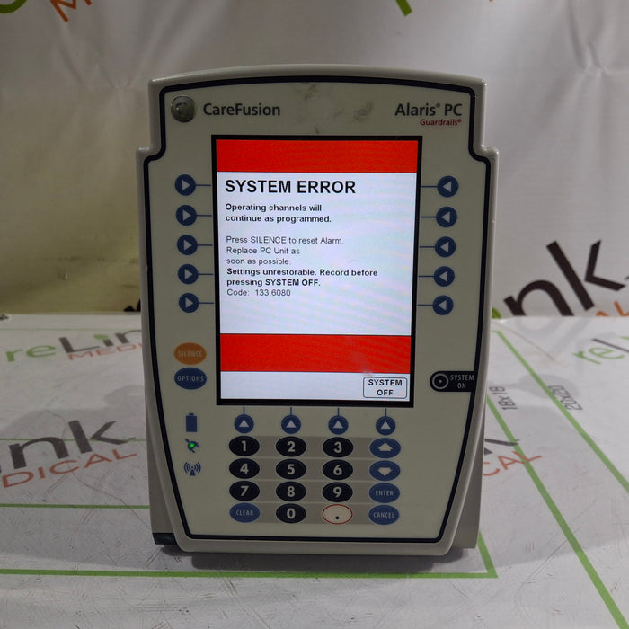 CareFusion Alaris 8015 Large Screen POC Infusion Pump