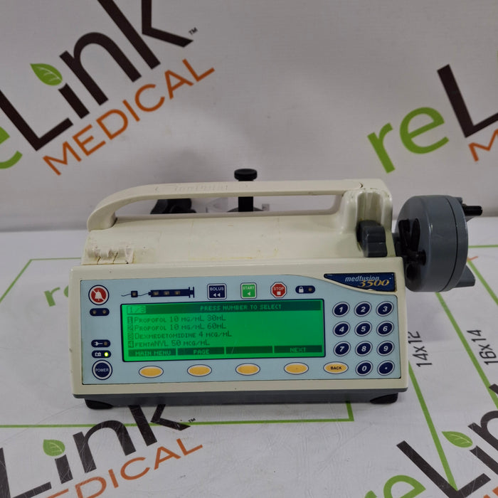 Smiths Medical Medfusion 3500 Version 6 Syringe Infusion Pump