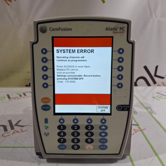 CareFusion Alaris 8015 Large Screen POC Infusion Pump