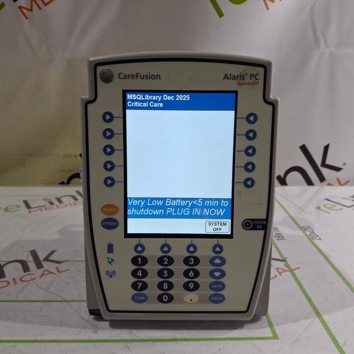 CareFusion Alaris 8015 Large Screen POC Infusion Pump