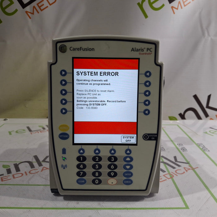 CareFusion Alaris 8015 Large Screen POC Infusion Pump