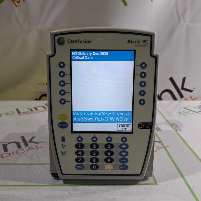 CareFusion Alaris 8015 Large Screen POC Infusion Pump