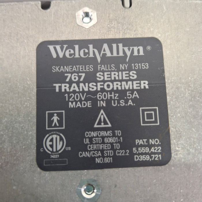 Welch Allyn 767 Otoscope/Ophthalmoscope Wall Tranformer