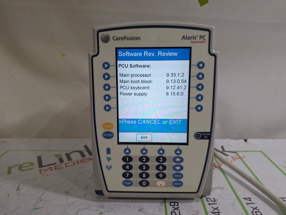 CareFusion Alaris 8015 Large Screen POC Infusion Pump