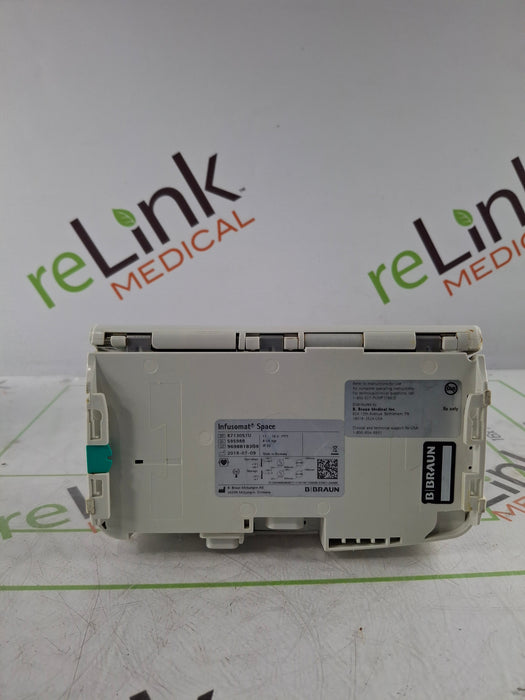 B. Braun Infusomat Space w/AC Adapter Infusion Pump