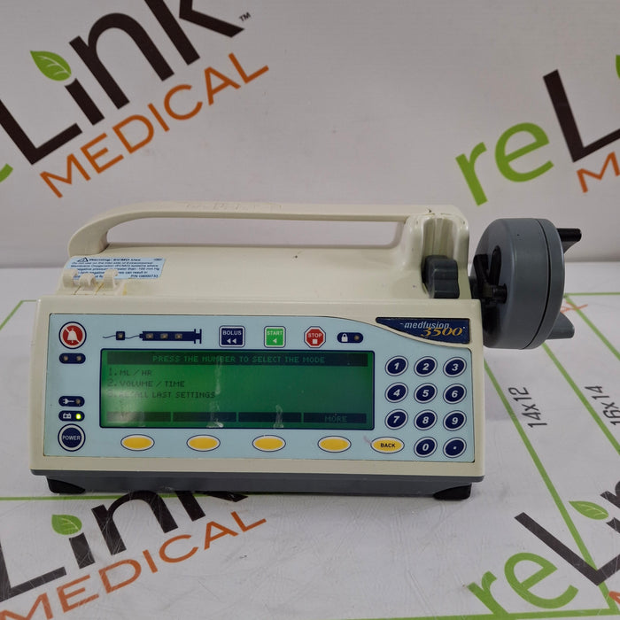 Smiths Medical Medfusion 3500 Version 3 Syringe Infusion Pump