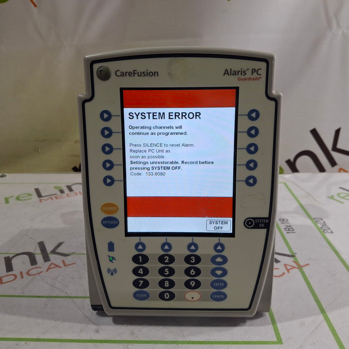 CareFusion Alaris 8015 Large Screen POC Infusion Pump