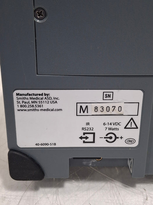 Smiths Medical Medfusion 3500 Version 6 Syringe Infusion Pump