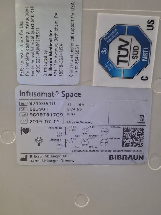 B. Braun Infusomat Space Infusion Pump