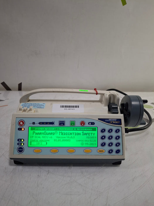 Smiths Medical Medfusion 3500 Version 6 Syringe Infusion Pump