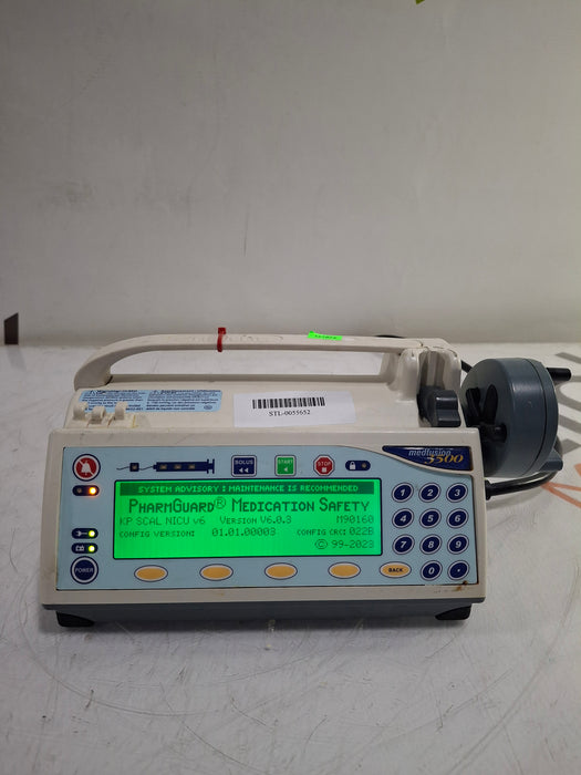 Smiths Medical Medfusion 3500 Version 6 Syringe Infusion Pump